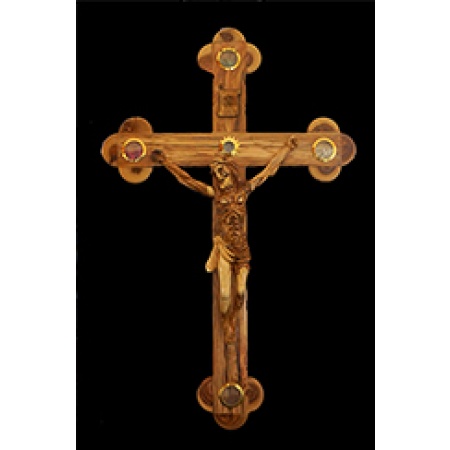 Large Olivewood Crucifix with an Olivewood Corpus