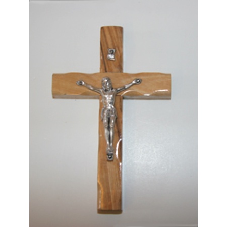 12 CM Olive Wood Crucifix (Simple) - 3587