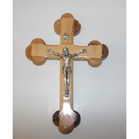 Olive Wood Byzantine Crucifix (Simple) - 3594